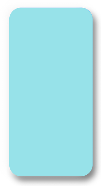 Light Blue Rectangle With Shadow