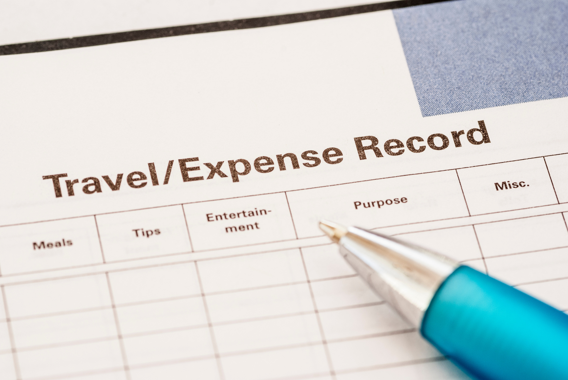 Travel expense record